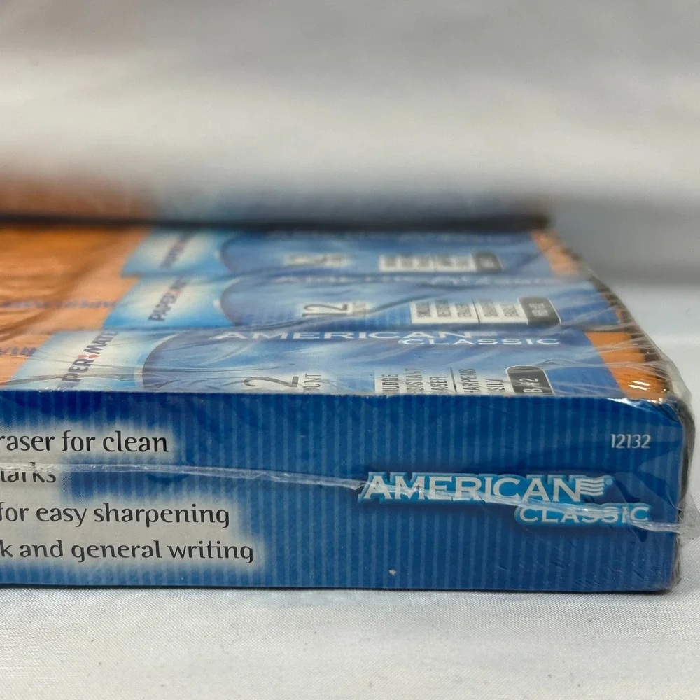 Vintage Paper Mate American Classic Wood Pencils 72 Pencils HB #2 USA Made 2003‎